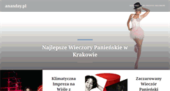 Desktop Screenshot of ananday.pl